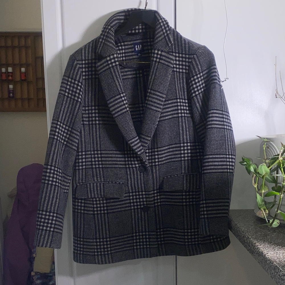 GAP Women's Plaid Blazer